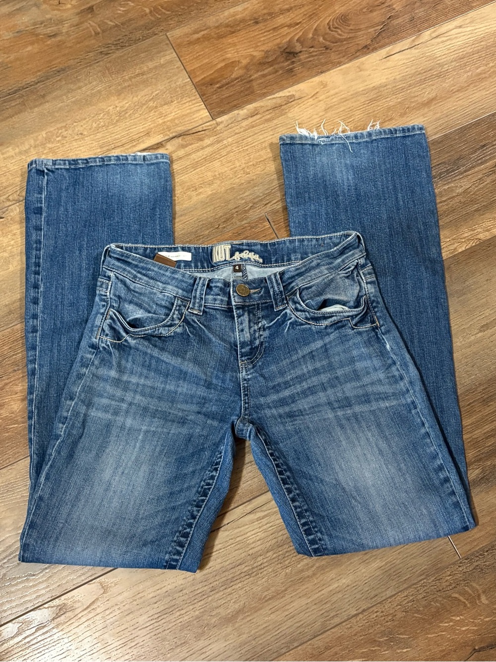 Kut from the Kloth “Natalie” High-Rise Bootcut  Jeans